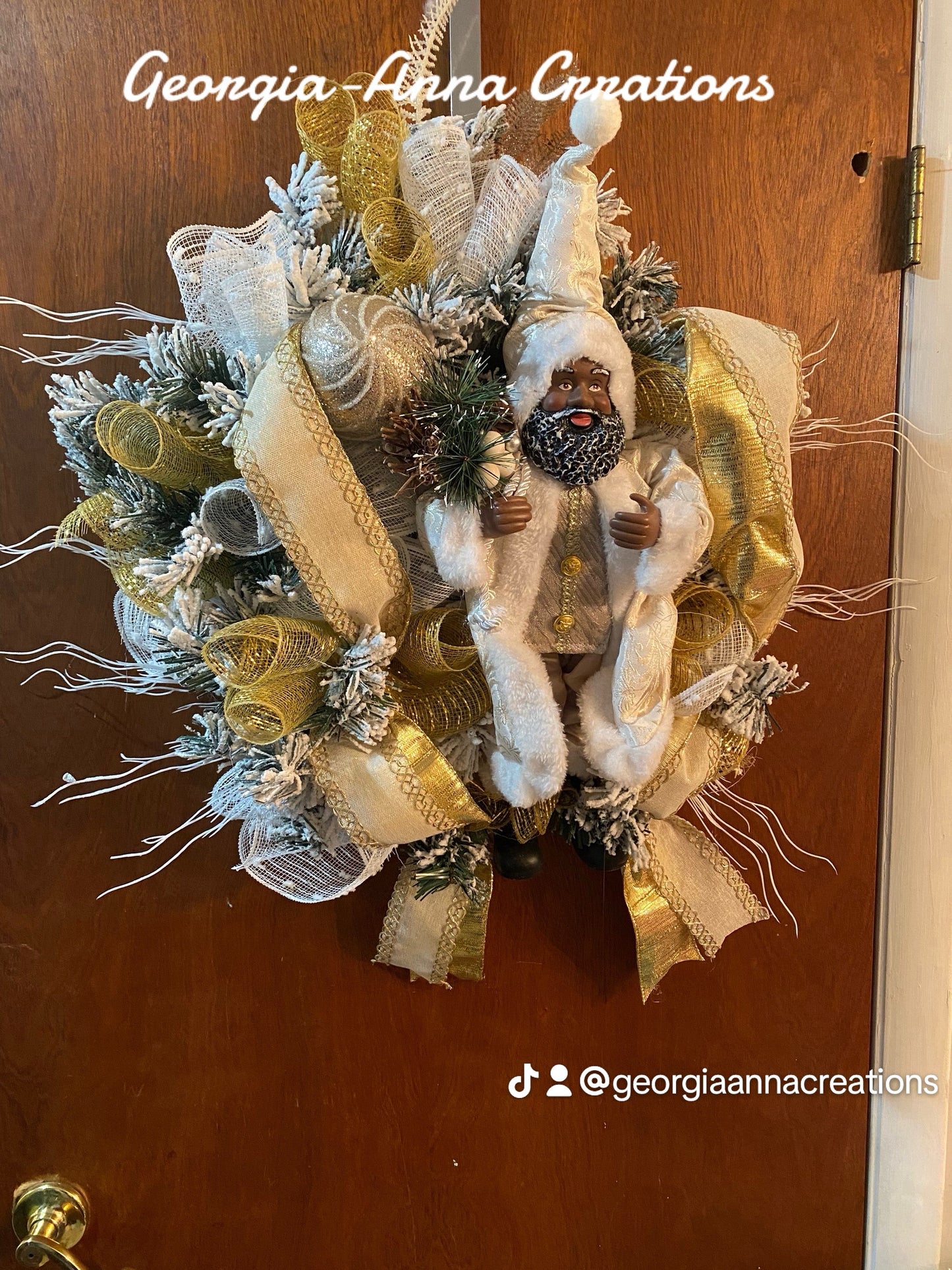 Santa Wreath